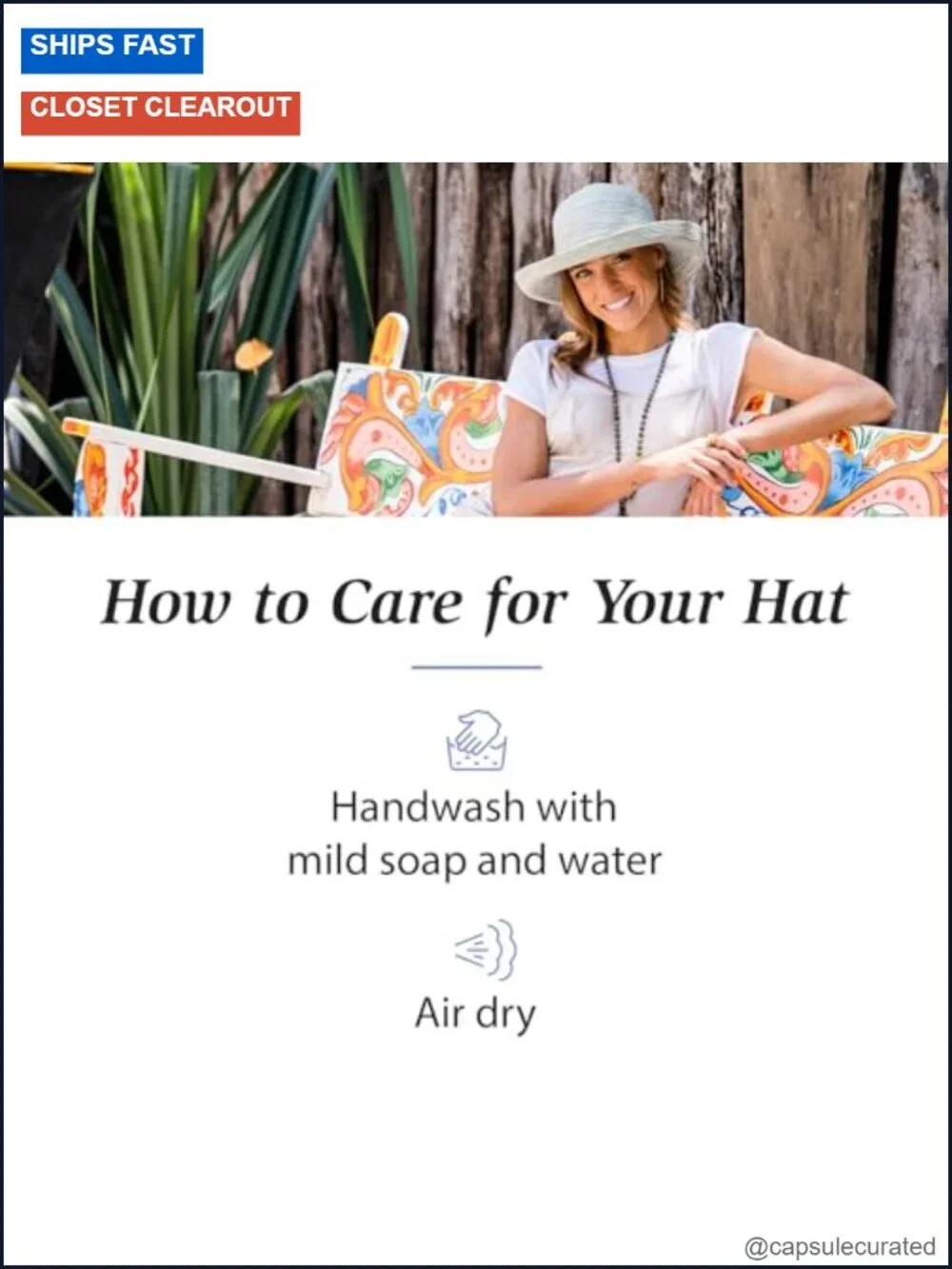 UPF 30+ Wide Brim Sun Hat - Packable Travel Beach
